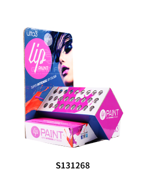 Custom Creative Lipstick Cardboard Paper Counter Display