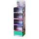 Custom Cosmetic Nail Polish Cardboard Floor Display Shelf