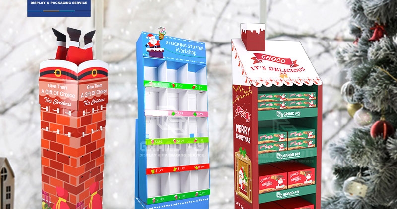 Custom Xmas Cardboard Displays
