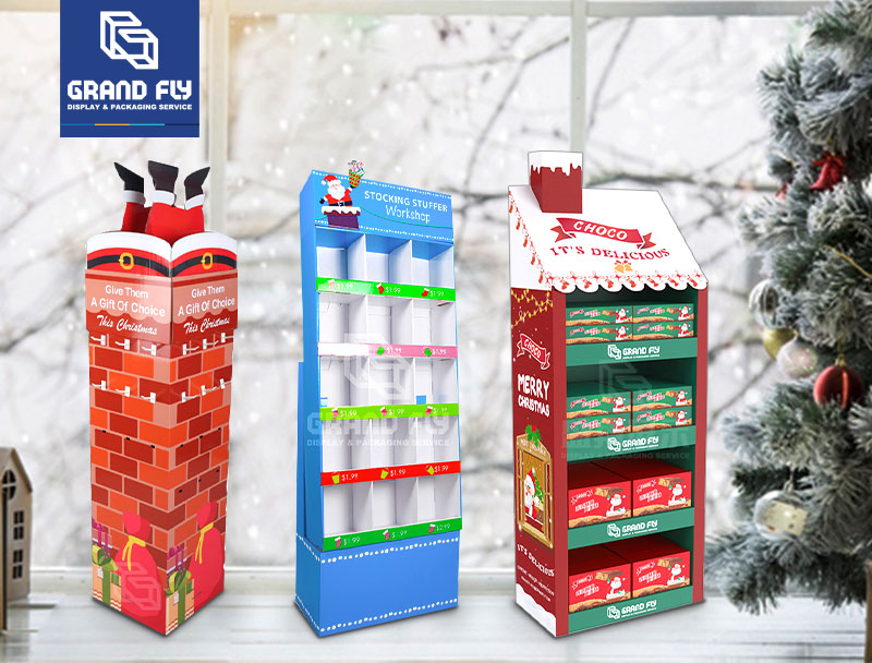 Custom Xmas Cardboard Displays