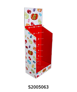 Cardboard Retail Floor Display Stands for Candies