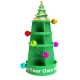 Round Christmas Tree Shape Design Cardboard Floor Display