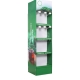 Custom 2 Side Corrugated Floor Display with 4 Tier for Tea