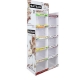 Custom Combined Cardboard Retail Floor Display Stand