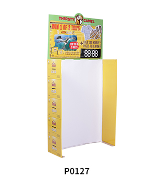 Custom Design Beer Cardboard Floor Case Stacker