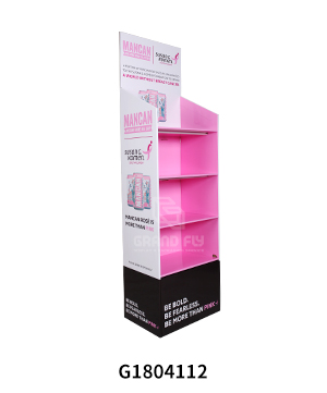 Drinks Retail Cardboard Floor Display Unit for Beer