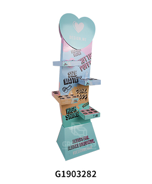 Custom Creative Paper POP Display Stand for Hair Care Products