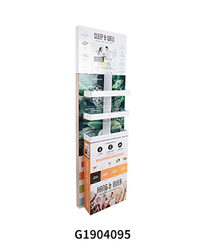 Custom Design Soap POP Cardboard Floor Display Stand