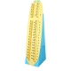 Custom Surfboard Styling Retail Cardboard Sunglasses Display Stand